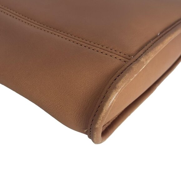 Auth COACH - 9816 Light Brown Leather Shoulder Bag - Picture 3 of 9